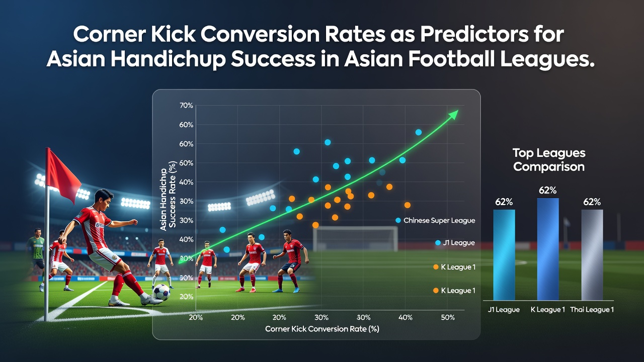 K League match footage highlighting corner delivery zones and Asian Handicap line movements