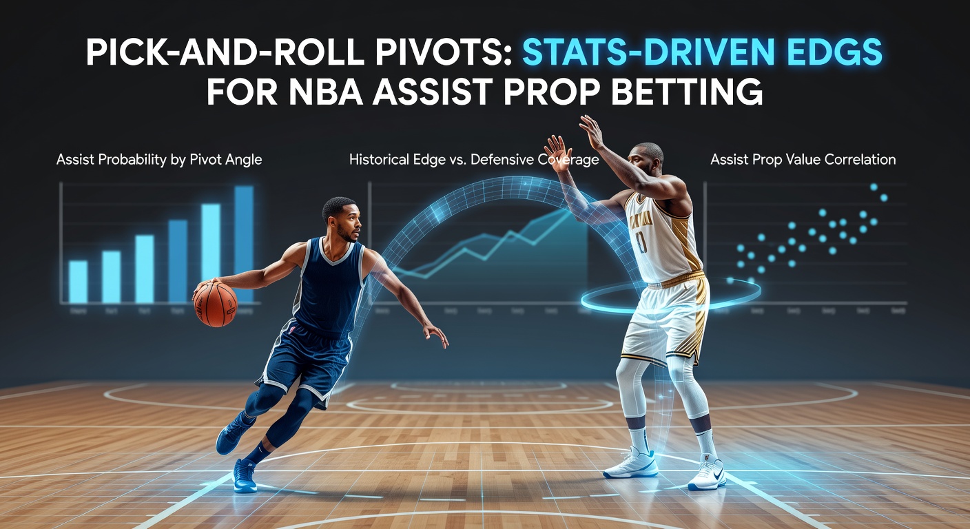Close-up of an NBA pick-and-roll pivot resulting in a precise assist pass during a high-stakes game